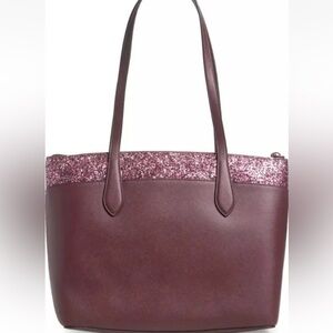 Kate Spade New York Cherrywood Flash Glitter Tote- NWT